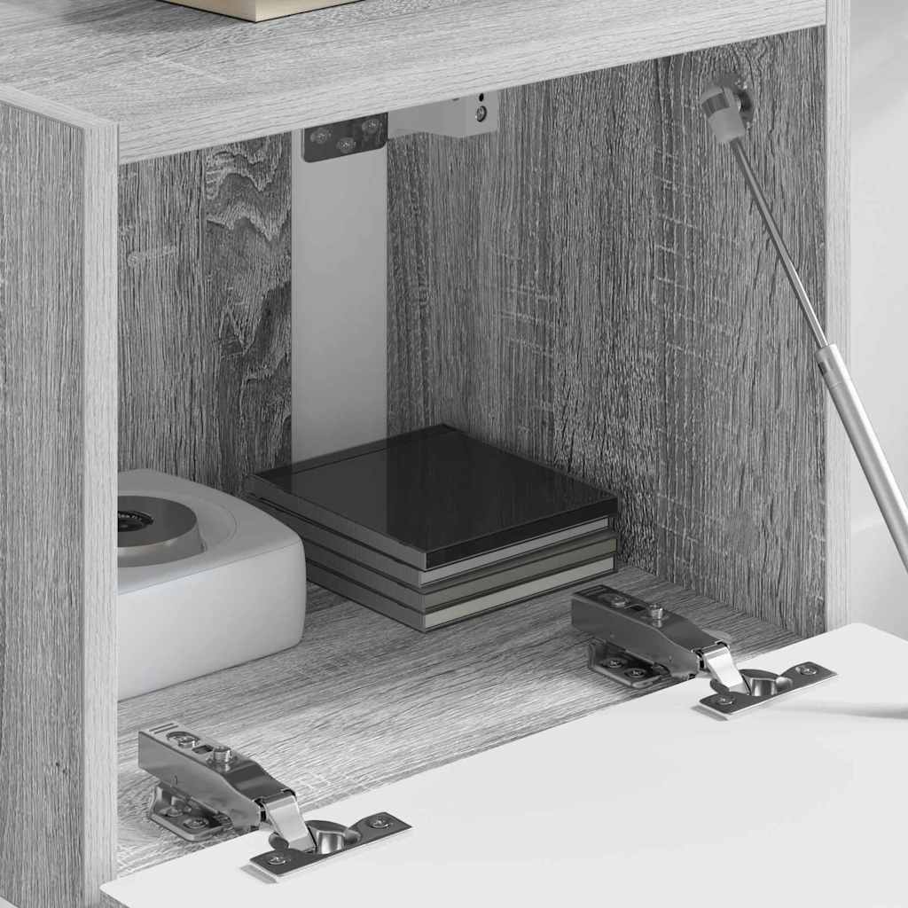 Mobile TV da parete Grigio Sonoma 60 x 31 x 29.5 cm