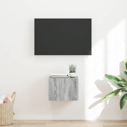 Mobile TV da parete Grigio Sonoma 39 x 31 x 29,5 cm