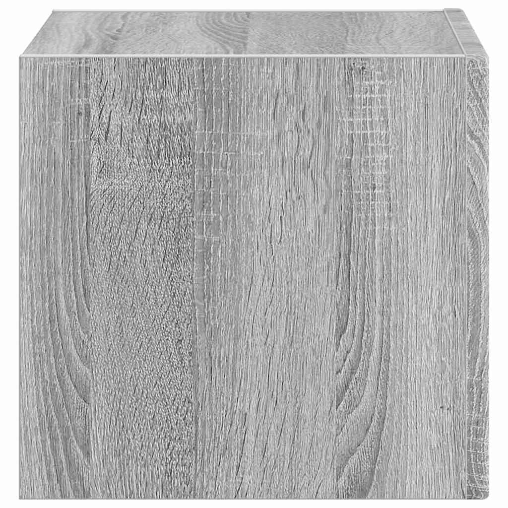 Mobile TV da parete Grigio Sonoma 60 x 31 x 29.5 cm