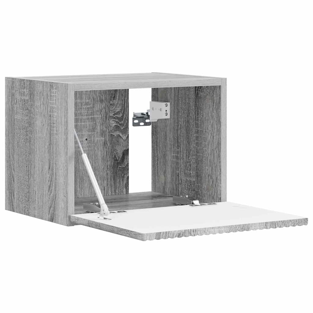 Mobile TV da parete 2 pcs Grigio Sonoma 39 x 31 x 29,5 cm