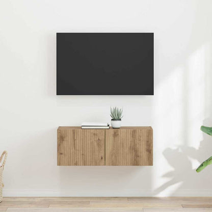 Mobile TV da parete 2 pcs Rovere Artigianale 39 x 31 x 29,5 cm