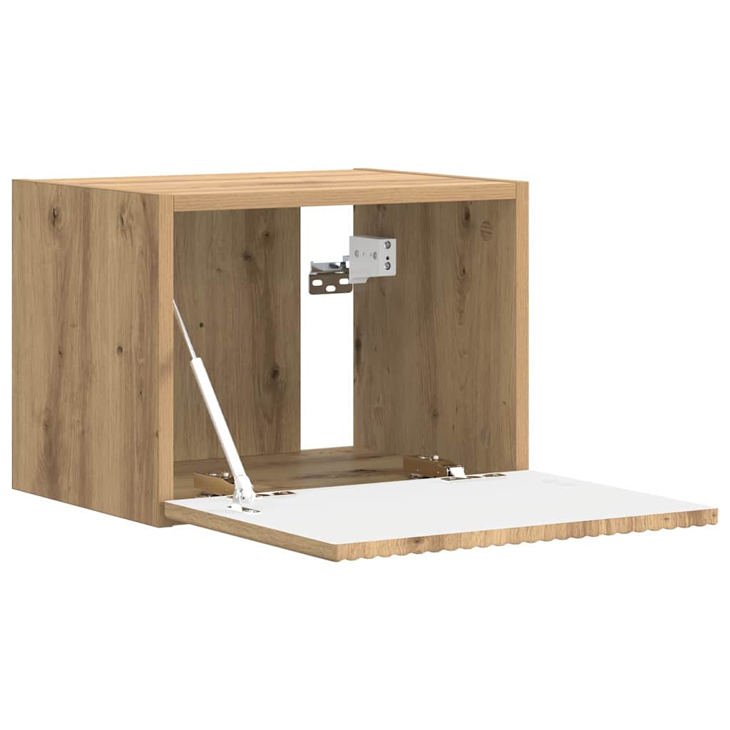 Mobile TV da parete 2 pcs Rovere Artigianale 60 x 31 x 29.5 cm