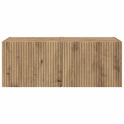 Mobile TV da parete 2 pcs Rovere Artigianale 60 x 31 x 29.5 cm