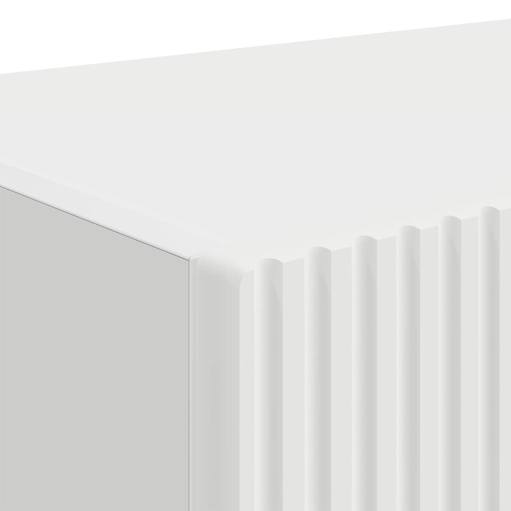 Mobile TV da parete Bianco 60 x 31 x 29.5 cm Legno multistrato