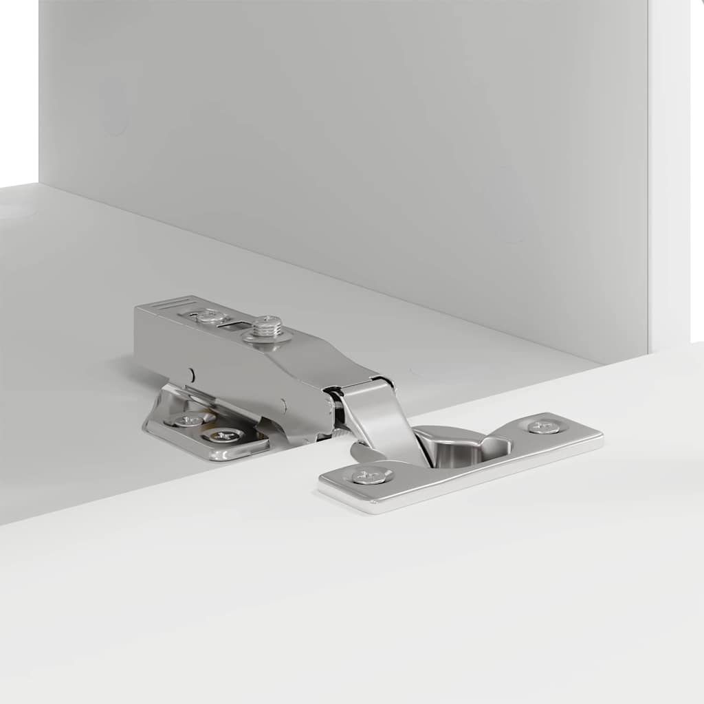 Mobile TV da parete Bianco 60 x 31 x 29.5 cm Legno multistrato