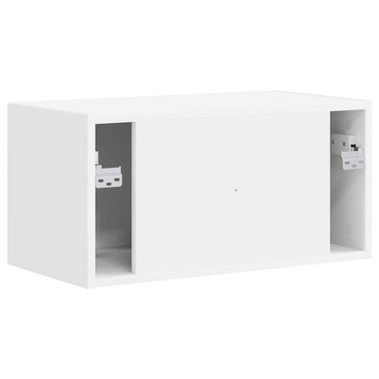 Mobile TV da parete Bianco 60 x 31 x 29.5 cm Legno multistrato