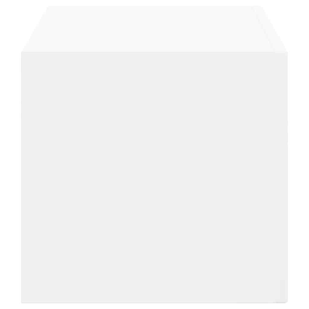 Mobile TV da parete Bianco 60 x 31 x 29.5 cm Legno multistrato