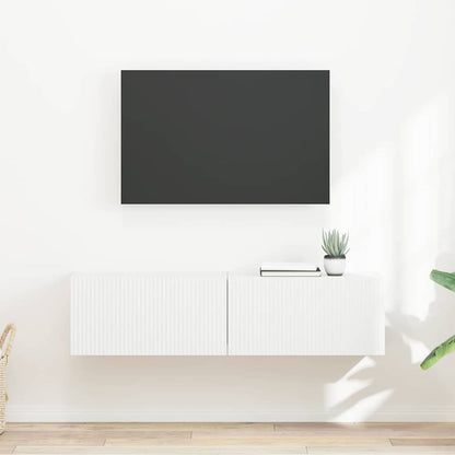Mobile TV da parete 2 pcs Bianco 60 x 31 x 29,5 cm