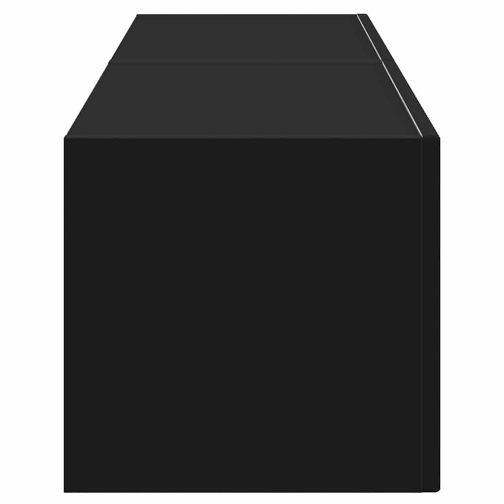 Mobile TV da parete 2 pcs Nero 60 x 31 x 29,5 cm