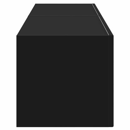 Mobile TV da parete 2 pcs Nero 60 x 31 x 29,5 cm