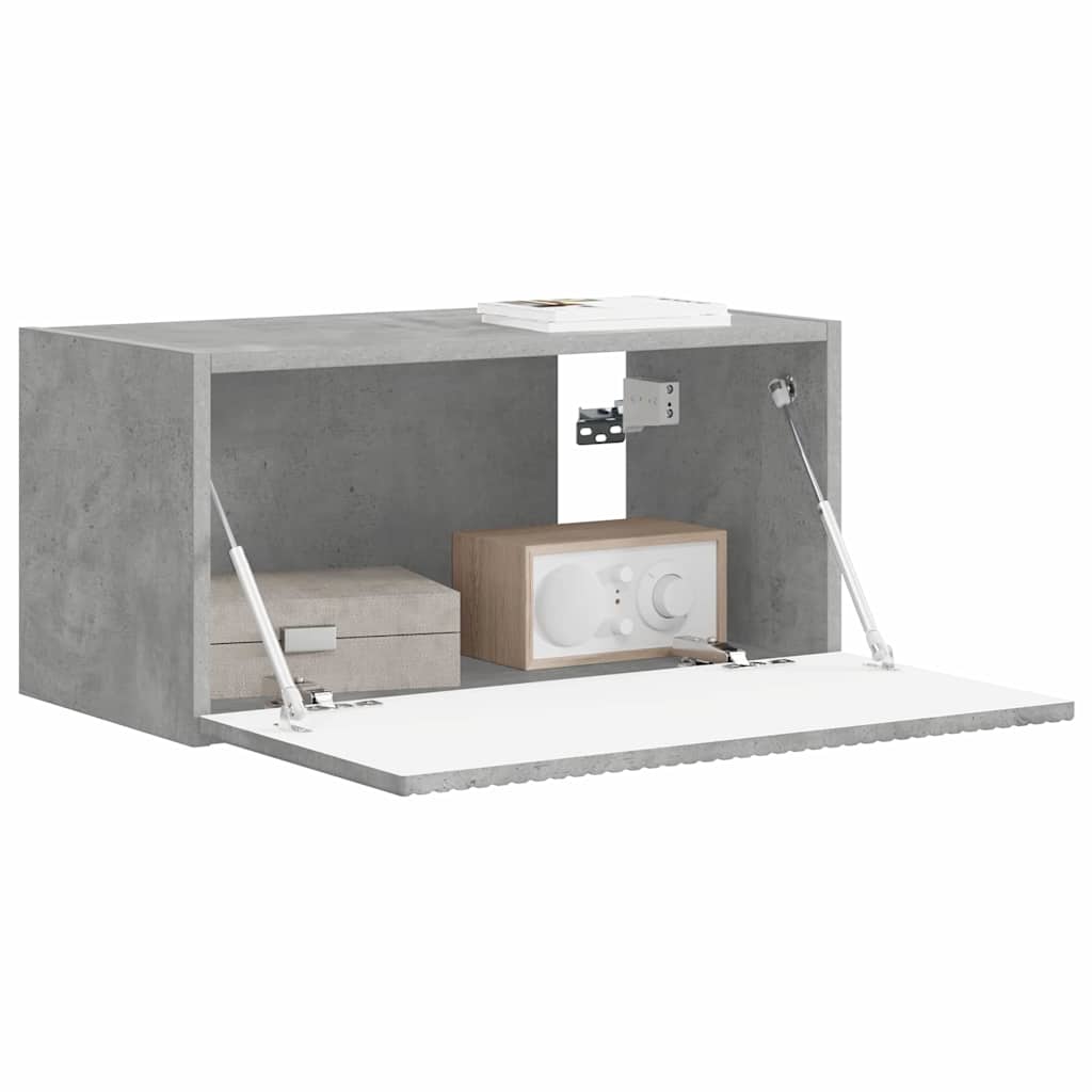 Mobile TV da parete Calcestruzzo 60 x 31 x 29,5 cm