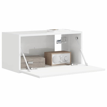 Mobile TV da parete Bianco Lucido 60 x 31 x 29,5 cm