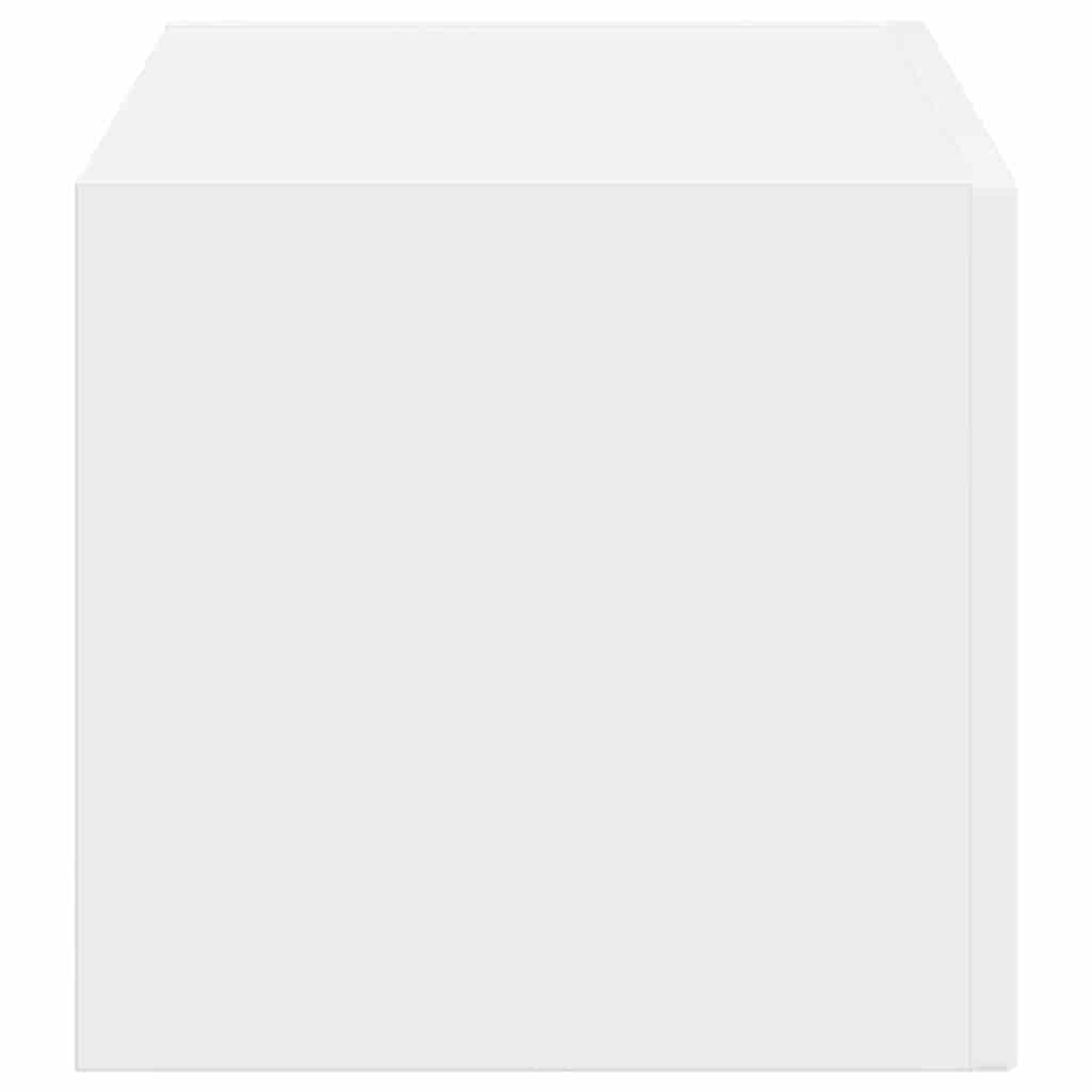 Mobile TV da parete Bianco Lucido 60 x 31 x 29,5 cm