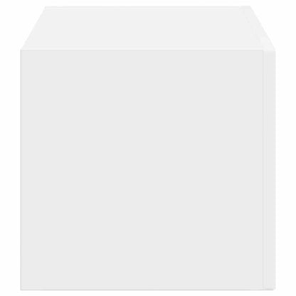 Mobile TV da parete Bianco Lucido 60 x 31 x 29,5 cm