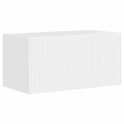 Mobile TV da parete 2 pcs Bianco Lucido 60 x 31 x 29,5 cm