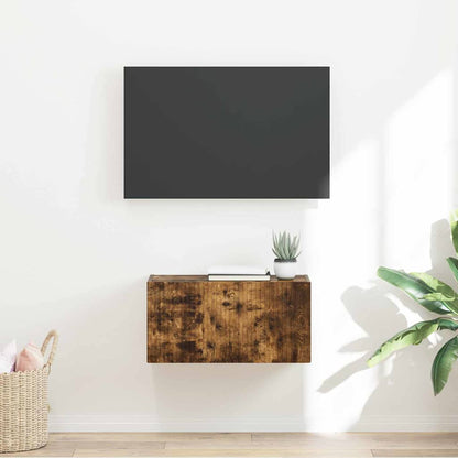 Mobile TV da parete Rovere fumé 60 x 31 x 29,5 cm