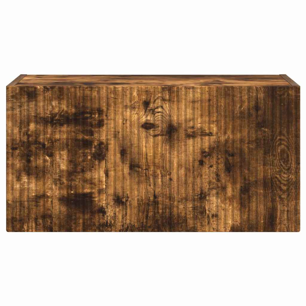 Mobile TV da parete Rovere fumé 60 x 31 x 29.5 cm