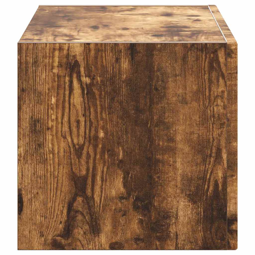 Mobile TV da parete Rovere fumé 60 x 31 x 29.5 cm