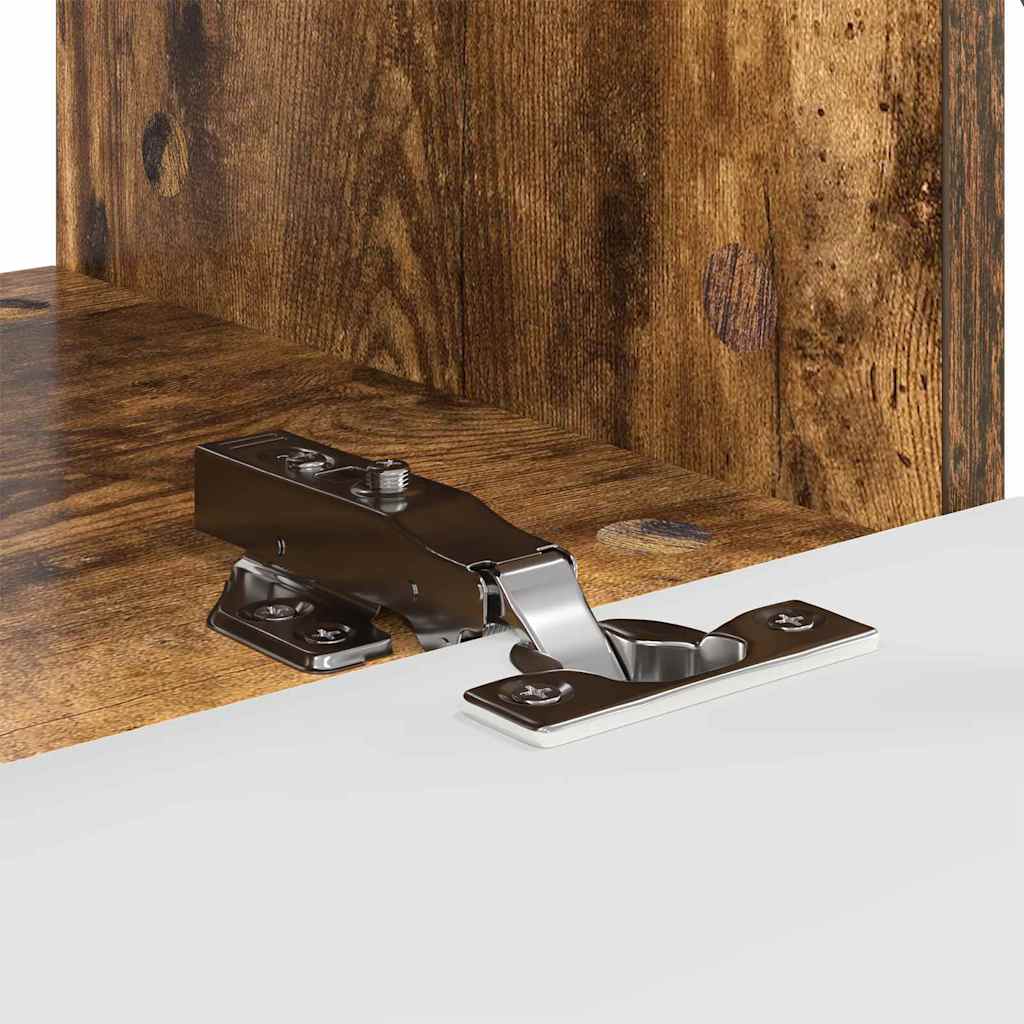 Mobile TV da parete 2 pcs Rovere fumé 60 x 31 x 29,5 cm