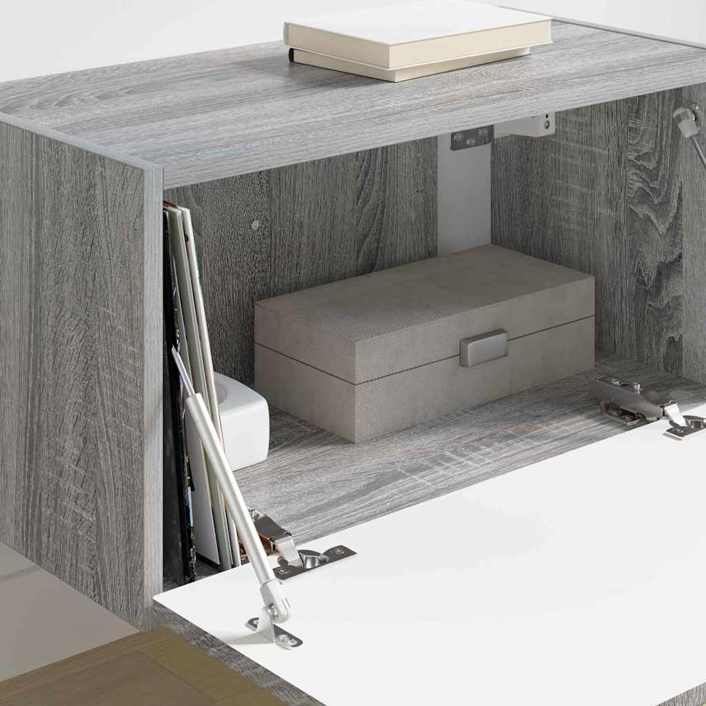 Mobile TV da parete Grigio Sonoma 60 x 31 x 29.5 cm