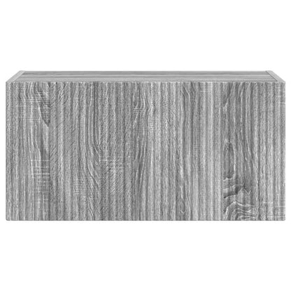 Mobile TV da parete Grigio Sonoma 60 x 31 x 29,5 cm