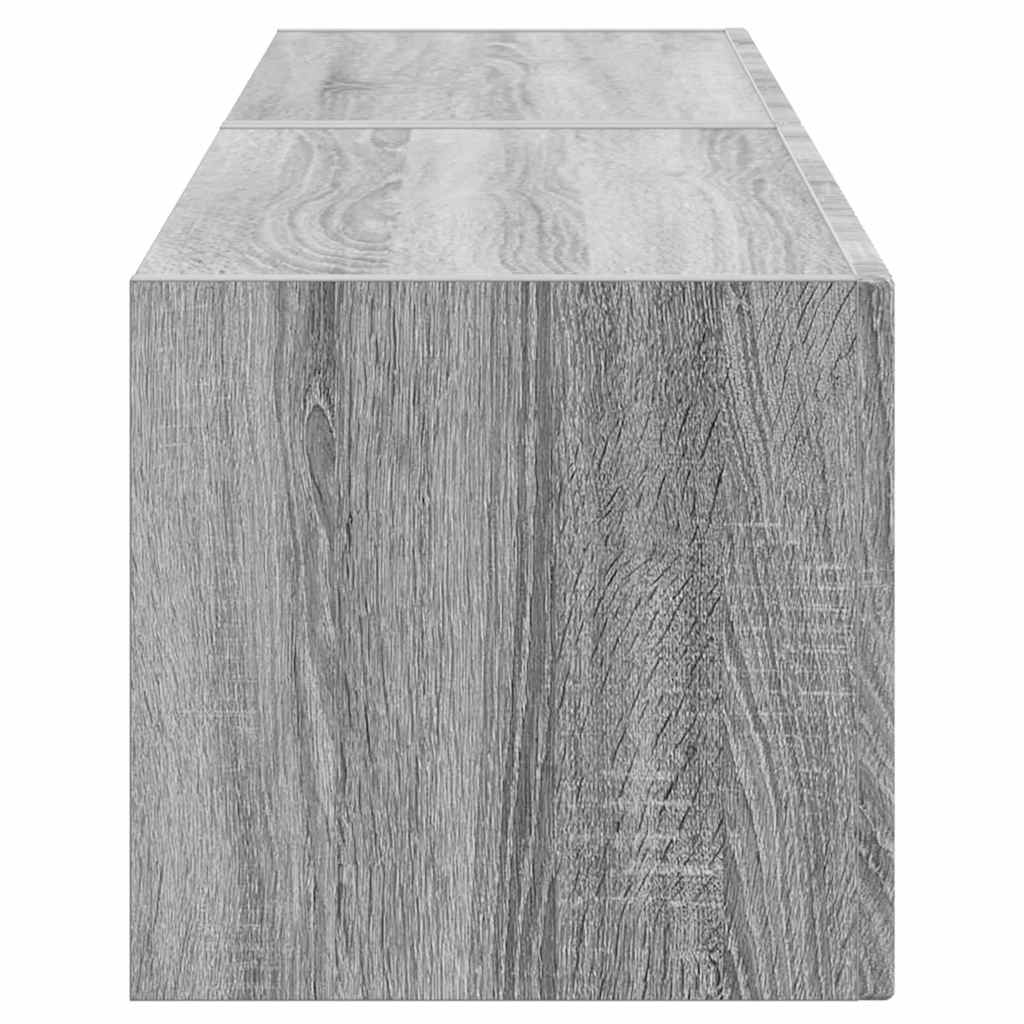 Mobile TV da parete 2 pcs Grigio Sonoma 60 x 31 x 29.5 cm