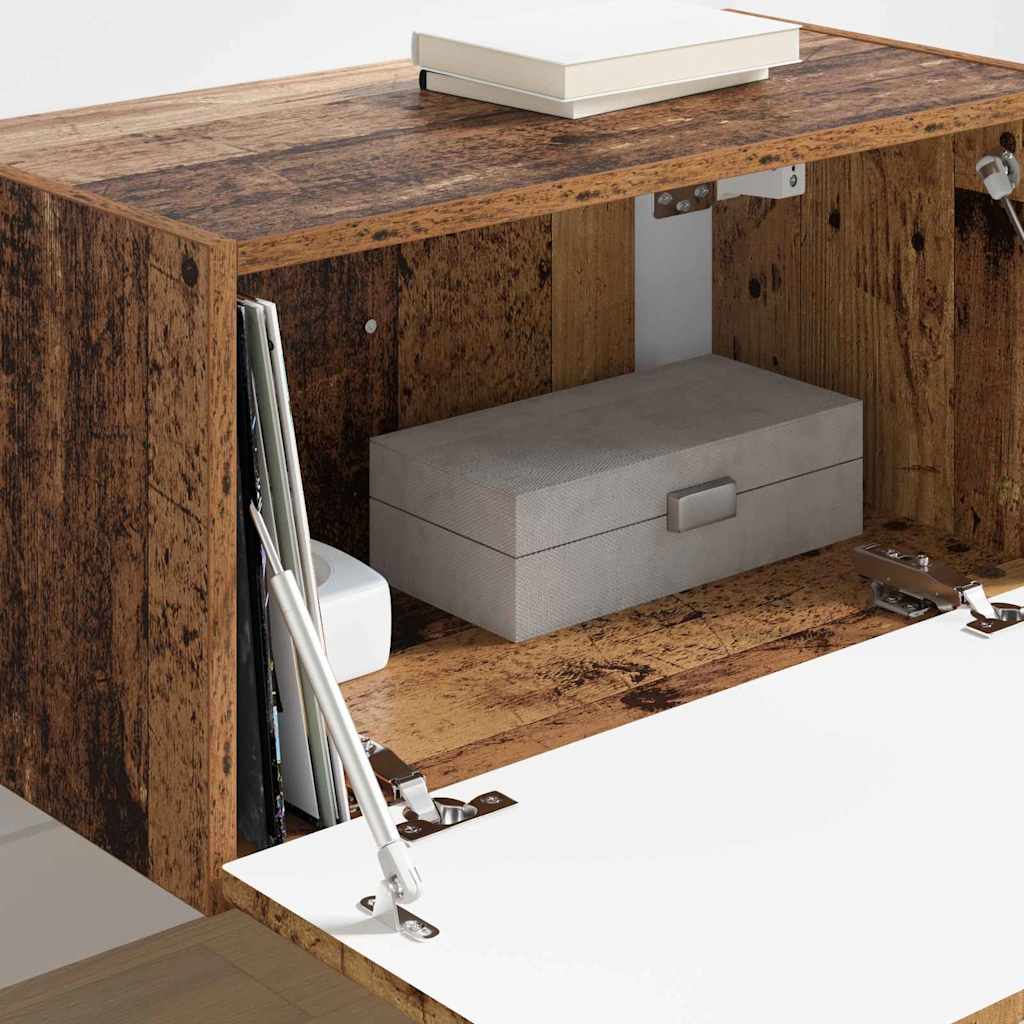 Mobile TV da parete Legno vecchio 60 x 31 x 29.5 cm