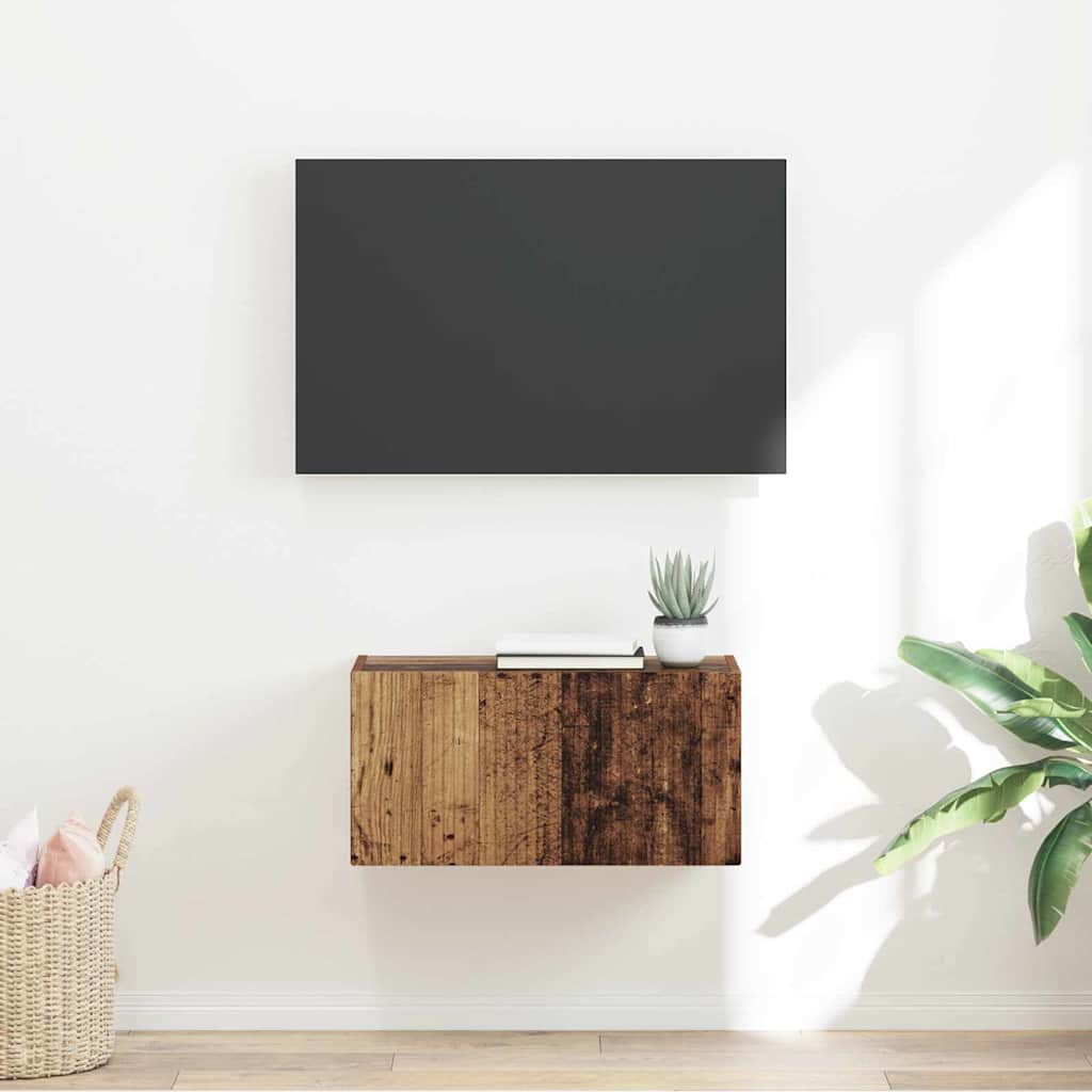 Mobile TV da parete Legno vecchio 60 x 31 x 29,5 cm