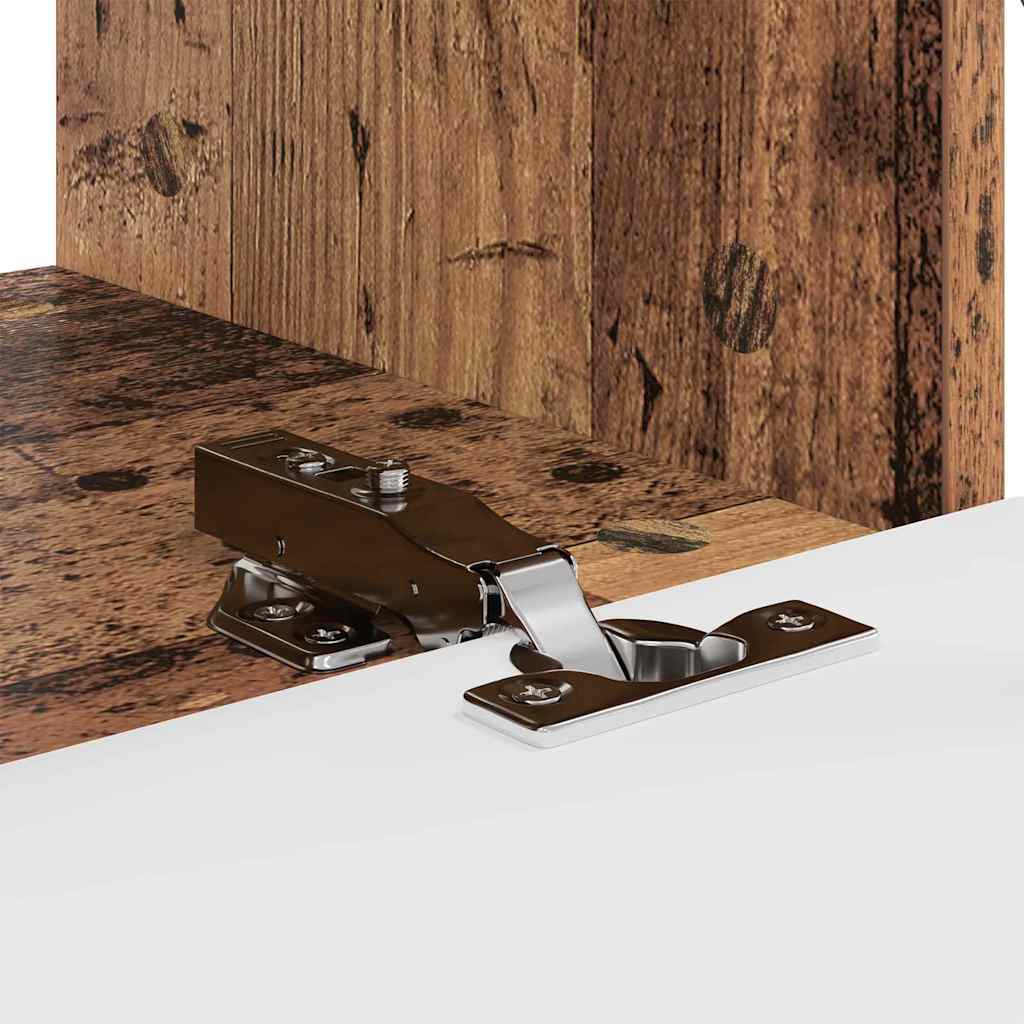 Mobile TV da parete 2 pcs Legno vecchio 60 x 31 x 29,5 cm