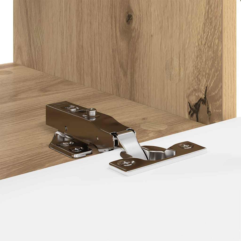 Mobile TV da parete 2 pcs Rovere Artigianale 60 x 31 x 29,5 cm