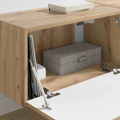 Mobile TV da parete 2 pcs Rovere Artigianale 60 x 31 x 29.5 cm