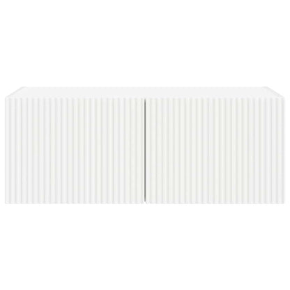 Mobile TV da parete Bianco 60 x 31 x 29.5 cm Legno multistrato