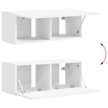Mobile TV da parete Bianco 78,5 x 31 x 29,5 cm