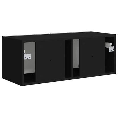 Mobile TV da parete Nero 60 x 31 x 29.5 cm Legno multistrato