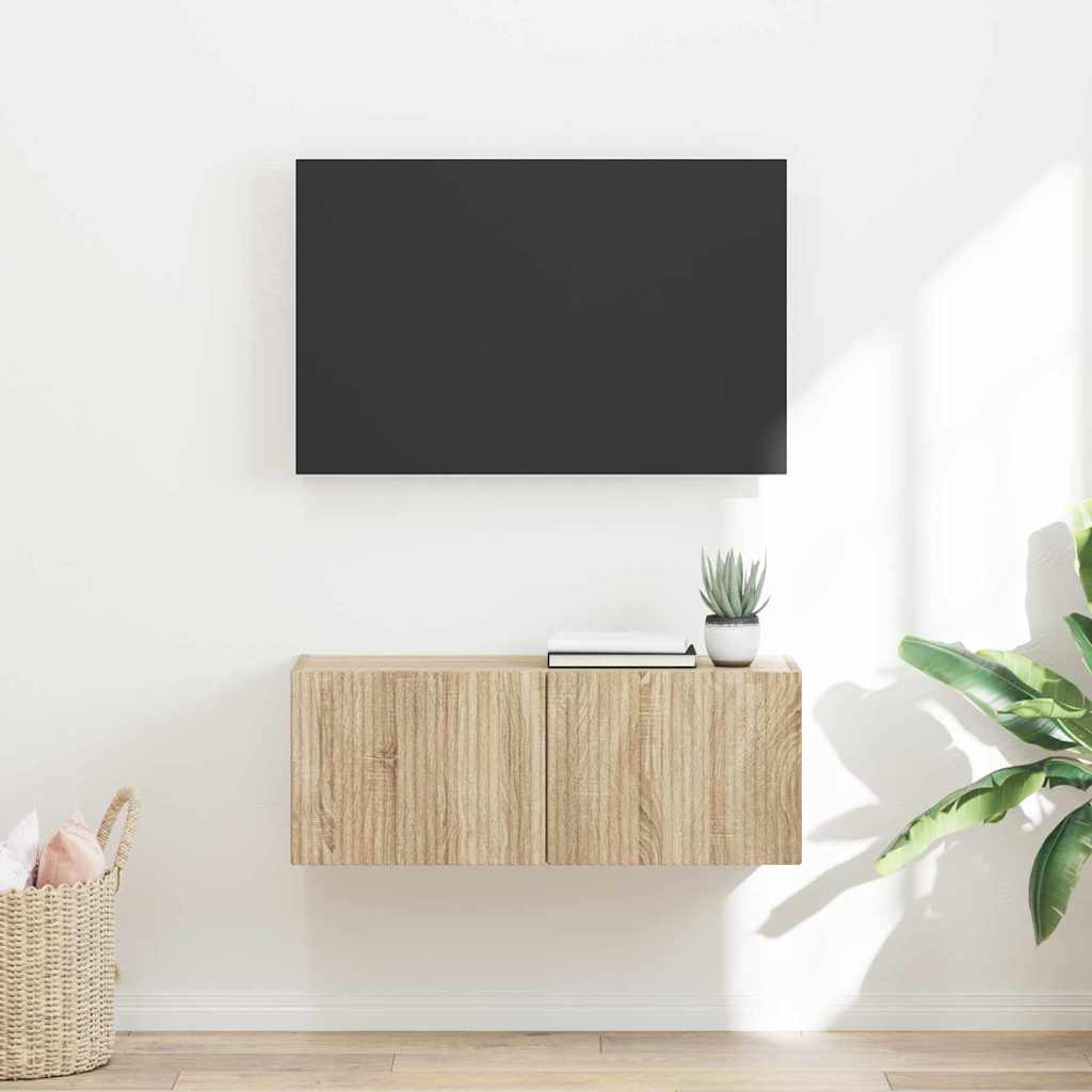 Mobile TV da parete Sonoma 78,5 x 31 x 29,5 cm