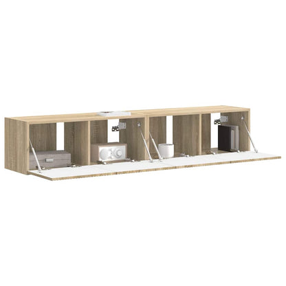 Mobile TV da parete 2 pcs Sonoma 78,5 x 31 x 29,5 cm