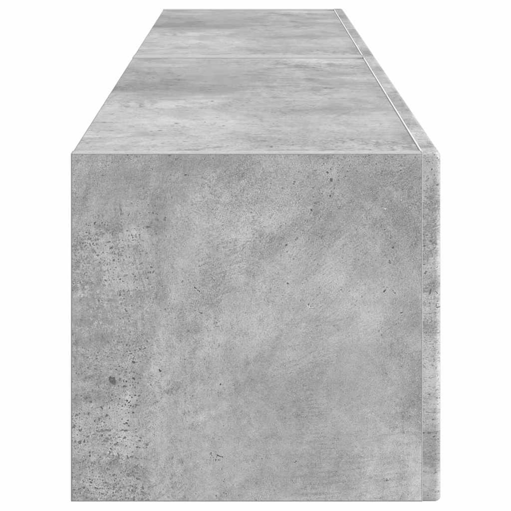 Mobile TV da parete 2 pcs Calcestruzzo 78,5 x 31 x 29,5 cm