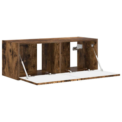 Mobile TV da parete Rovere fumé 78,5 x 31 x 29,5 cm