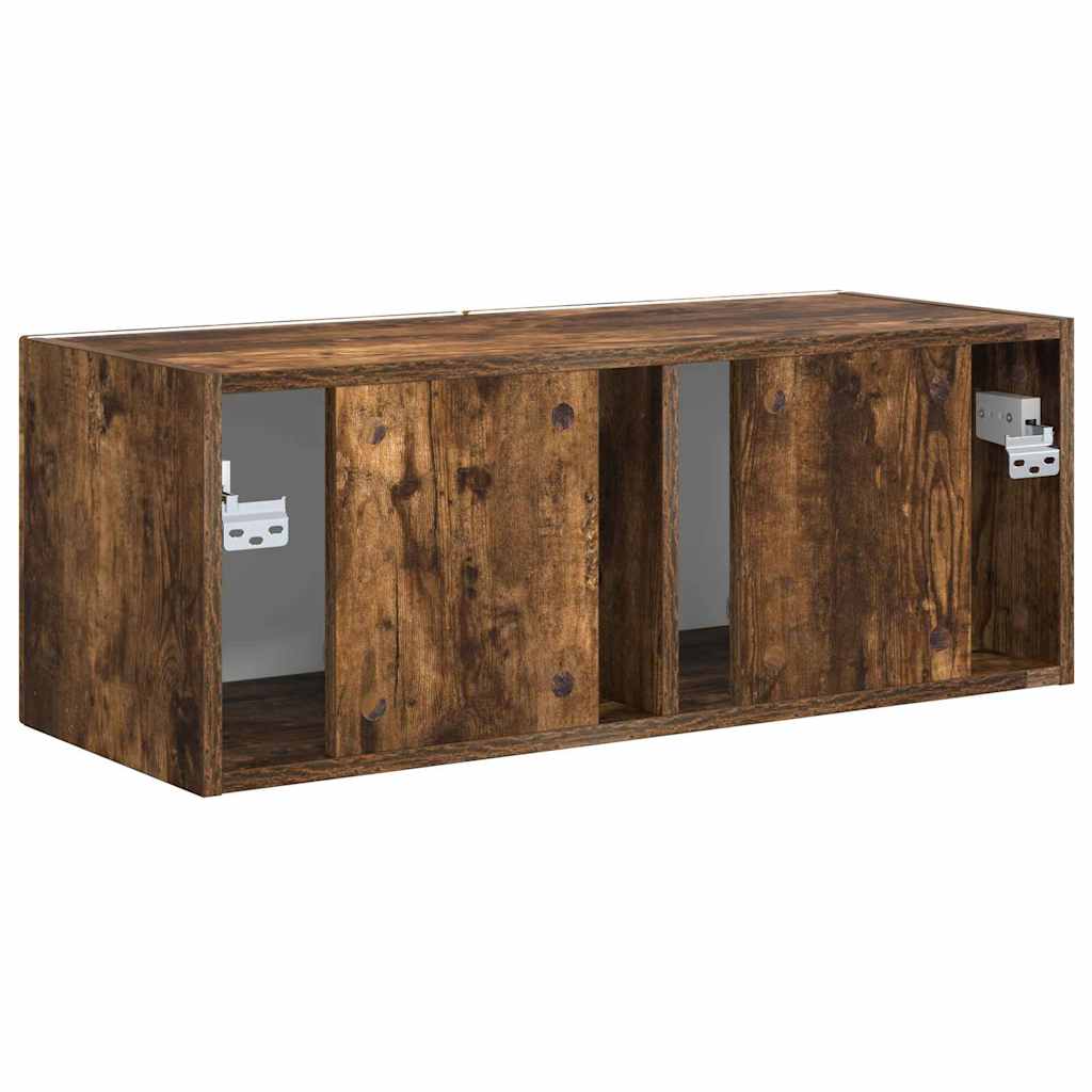 Mobile TV da parete Rovere fumé 78,5 x 31 x 29,5 cm