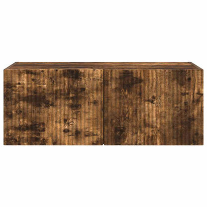 Mobile TV da parete Rovere fumé 60 x 31 x 29.5 cm