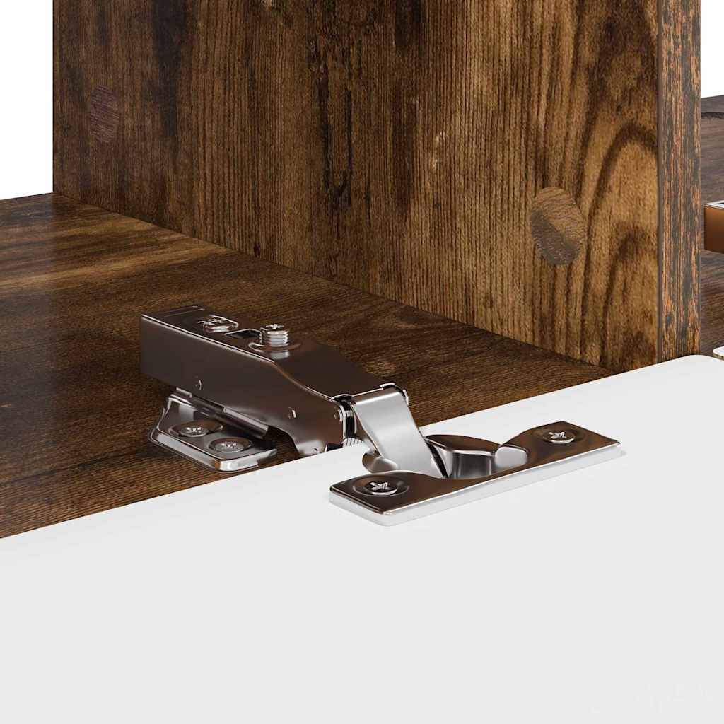 Mobile TV da parete 2 pcs Rovere fumé 78,5 x 31 x 29,5 cm