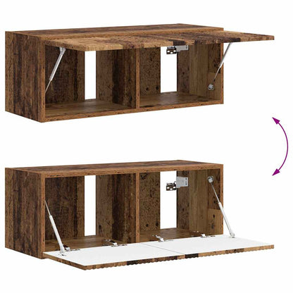 Mobile TV da parete Legno vecchio 78,5 x 31 x 29,5 cm