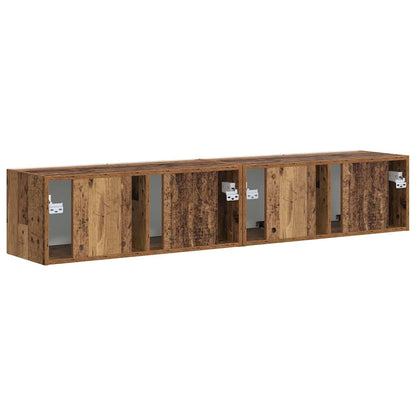 Mobile TV da parete 2 pcs Legno vecchio 78,5 x 31 x 29,5 cm