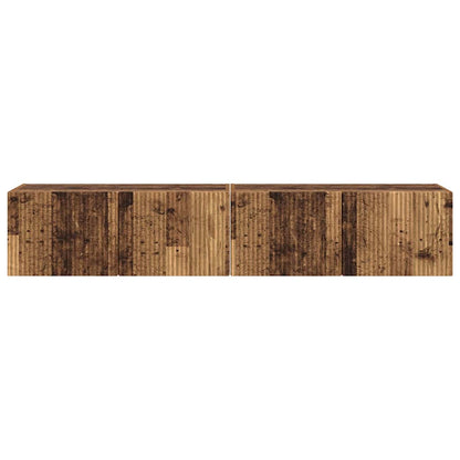 Mobile TV da parete 2 pcs Legno vecchio 78,5 x 31 x 29,5 cm