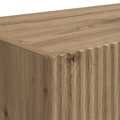 Mobile TV da parete 2 pcs Rovere Artigianale 60 x 31 x 29.5 cm