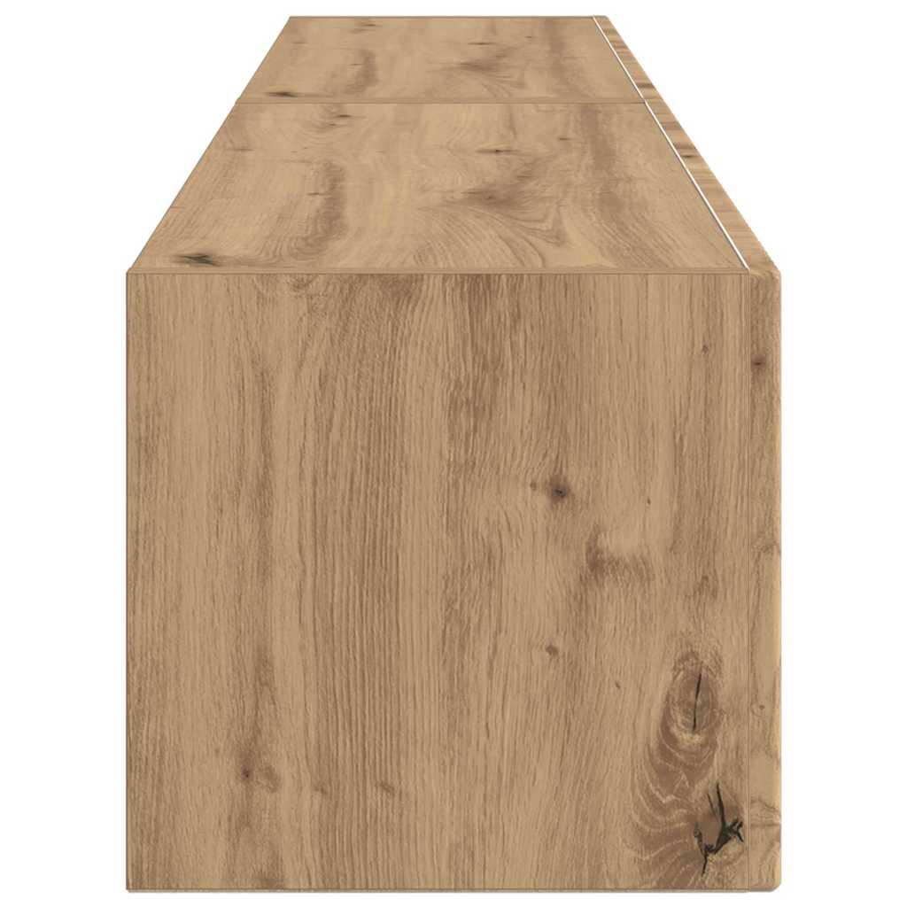 Mobile TV da parete 2 pcs Rovere Artigianale 60 x 31 x 29.5 cm