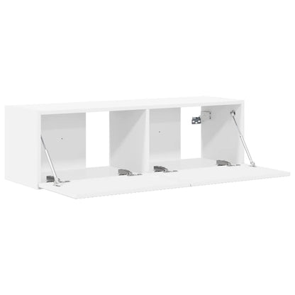 Mobile TV da parete Bianco 60 x 31 x 29.5 cm Legno multistrato