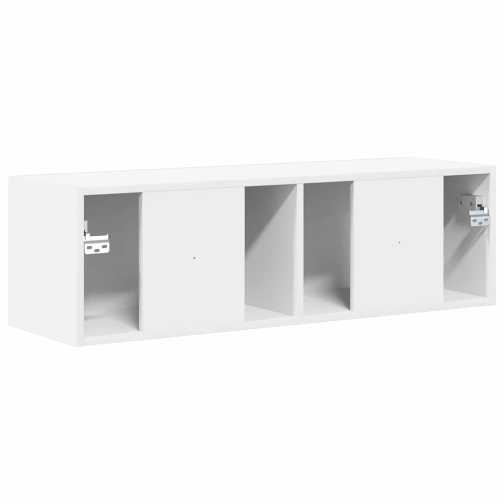 Mobile TV da parete Bianco 60 x 31 x 29.5 cm Legno multistrato