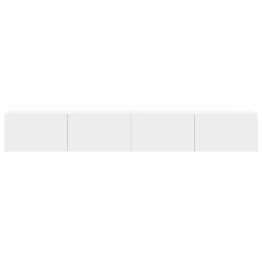 Mobile TV da parete 2 pcs Bianco 60 x 31 x 29.5 cm