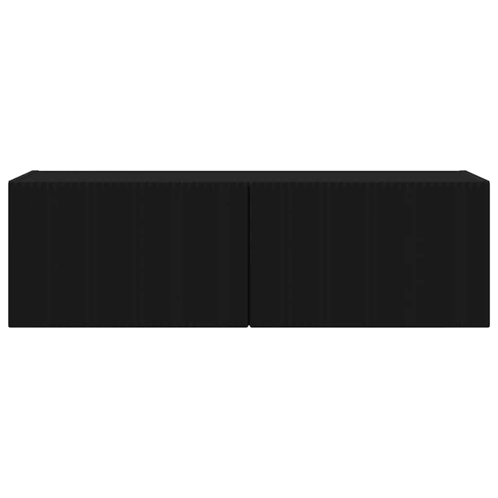 Mobile TV da parete Nero 60 x 31 x 29.5 cm Legno multistrato